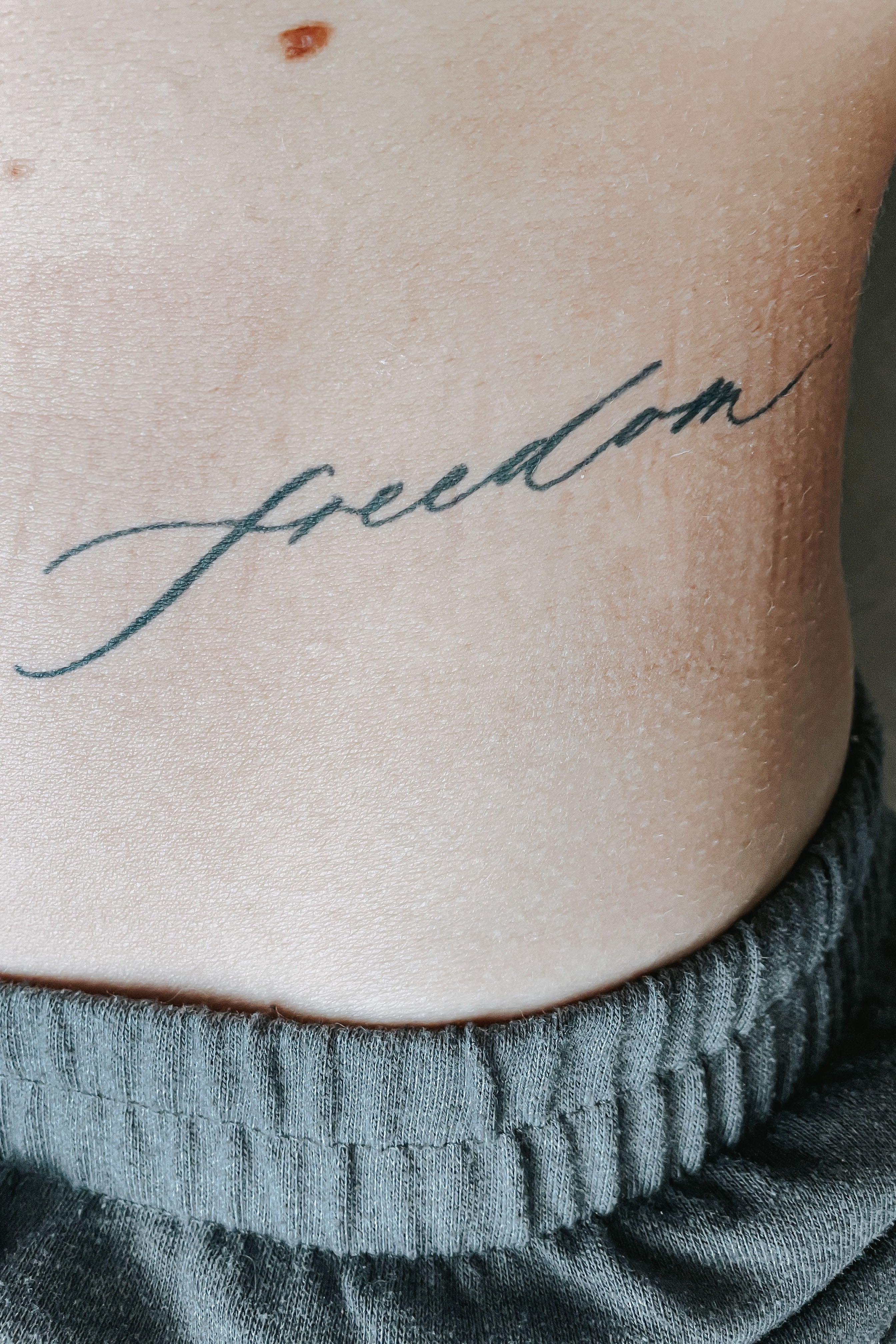 Freedom Calligraphy Tattoo – Written Word Calligraphy and Design